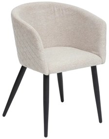 Трапезен стол atmosphera Marlo, Текстил - Кехлибар