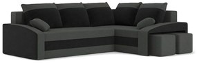 Представяме ви модерния диван ETHAN 3,230x75x205, haiti 14/haiti 17, дясно