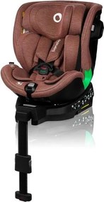 Lionelo - Детско столче за кола HARMONY i-Size 40-150 cm с въртяща се основа, кирпично