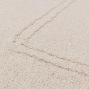 Кремав ръчно изработен вълнен килим 120x170 cm Ada – Asiatic Carpets