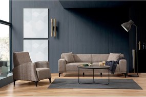 Светлокафяв диван 215 cm Petra - Balcab Home