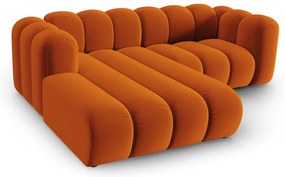 Оранжев ъглов диван (ляв ъгъл) Lupine – Micadoni Home