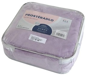 Лилав микрофланелен чаршаф 90x200 cm Exclusive - B.E.S.