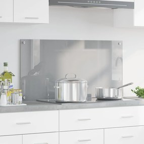 Sonata H Кухненски фон от светлосиво закалено стъкло 100x50x0,6 см