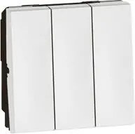 Legrand Троен ключ 2 мод. БЯЛ Arteor - 572043