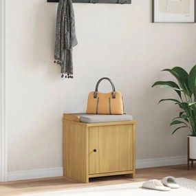 4010449 vidaXL L Пейка за антре SANDNES 45x40x50 cm масивна дървесина бор