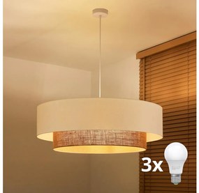 Brilagi - LED полилей на кабел BOHO стил 3xE27/15W/230V Ø 80 см