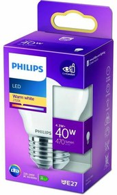 LED крушка Philips E27 470 lm (4,5 x 8,2 cm) (2700 K)