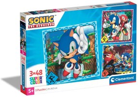 Clementoni - Пъзел Sonic 25320 3х48ч.