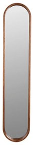 Стенно огледало от масивно дърво 24x120 cm Nyko – White Label