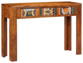 4016497 vidaXL Конзолна маса, 110x35x75 cм, акациево дърво масив