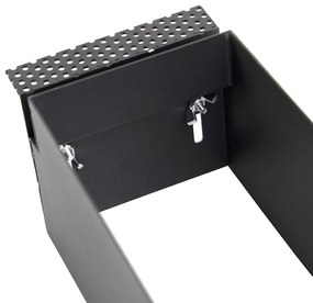 Вграден прожектор черен GU10 AR70 без рамка 3-светлина - Oneon