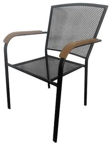 Мрежесто-перфориран стол 56.5х60х88см с подлакътници от Polywood TLM032-CP