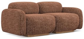 Оранжев/кафяв модулен диван 190 cm Ailani – Makamii