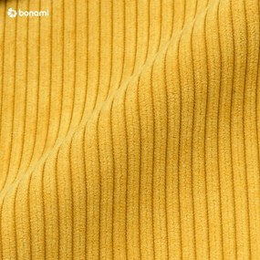 Жълт разтегателен диван от велур 196 cm Base – Karup Design