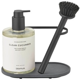 Сива бетонна стойка за перилни препарати Dhuva – Blomus