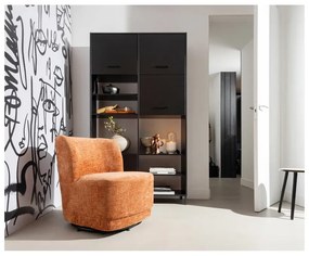 Оранжево кресло от кадифе Atty - WOOOD