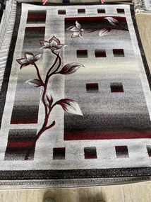 Модерен килим за хол с шарка на цветя Ширина: 160 см | Дължина: 220 см