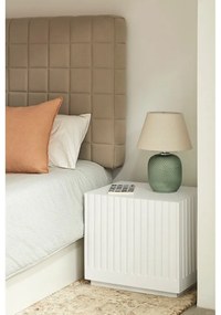 Бяло нощно шкафче Doric - Teulat