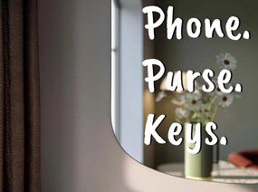 Стикер za огледало S31 – Phone. Purse. Key.