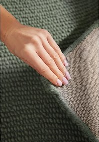 Тъмнозелен ръчно изработен вълнен килим 200x300 cm Calmio – Hanse Home