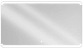 Mexen Nida огледало за баня с LED осветление 140 x 80 см, LED 6000K, антипара - 9806-140-080-611-00