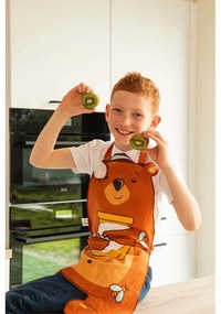 Детска престилка, изработена от рециклиран памук Honey - Tiseco Home Studio