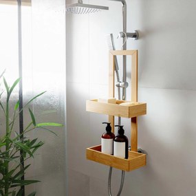 Висящ бамбуков рафт за баня в естествен цвят Hanoi – douceur d'intérieur