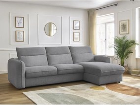 Сив ъглов диван Achille – Bobochic Paris