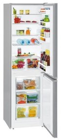 Хладилник с фризер Liebherr CUef 331, 296 Л, Клас F, SN-ST, SmartFrost, SmartSteel, FrostSafe, VarioSpace, Сив