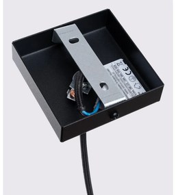 Черно висящо осветително тяло Gleam – Sollux