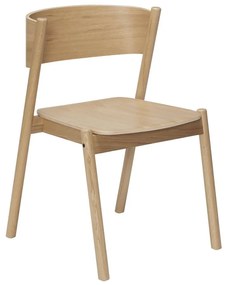 Дъбови столове за хранене Oblique - Hübsch