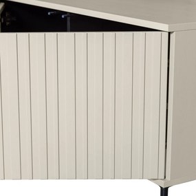 Светлосива маса за телевизор от масивен бор 150x56x44 cm New Gravure – WOOOD