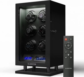Klarstein Verdon 6, устройство за навиване на часовници, за 6 часовника, 3 режима, 5 скорости, LED, дистанционно управление