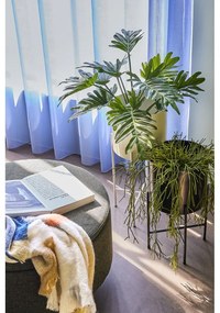 Комплект от 2 бели железни саксии на пиедестали Haggo Airy - Hübsch