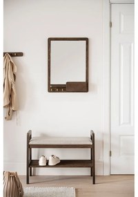 Огледало с дървена рамка 45x10 cm Inverness - Rowico