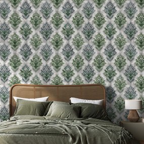 Фототапет – Зелени винтидж орнаменти