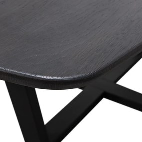 Трапезна маса с дъбова дървена плоскост 100x220 cm Tablo – WOOOD
