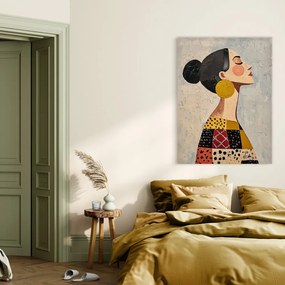 Картина с ръчно изрисувани елементи 70x100 cm Mae – Styler