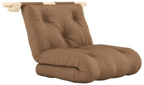 Кафяво кресло Hooked – Karup Design