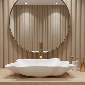 Умивалник за плот Rea Infinity + Изпускателен клапан Click-Clack