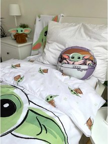 Детска възглавница от микроплюш ø 40 cm Star Wars "Mandalorian 02" – Jerry Fabrics
