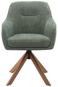 Зелени тапицирани трапезни столове в комплект 2 бр. Avola – Unique Furniture