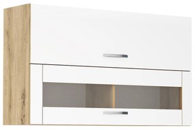 Горен кухненски шкаф Лорен 120/Бял гланц G43