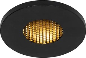 Модерен вграден прожектор черен IP54 - Shed Honey