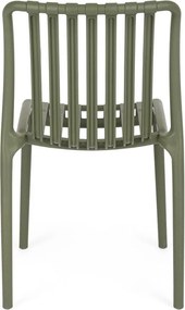 Зелен пластмасов градински стол Billie – Bizzotto