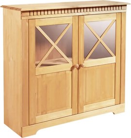 Витрина от масивен бор в естествен цвят 95x35 cm Lisa – Støraa