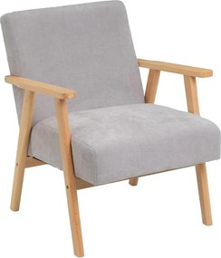 Сиво шенилово кресло Vintage – Casa Selección