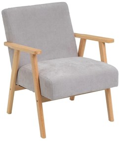 Сиво шенилово кресло Vintage – Casa Selección