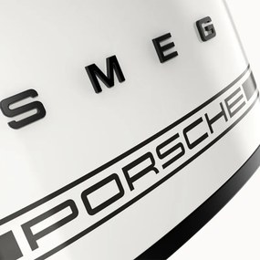Тостер за хляб SMEG 50's Style Porsche TSF01PCWEU, 950W, 2 филии, 6 нива, Тавичка за трохи, Вграден кабел, Неръждаема стомана, Бял